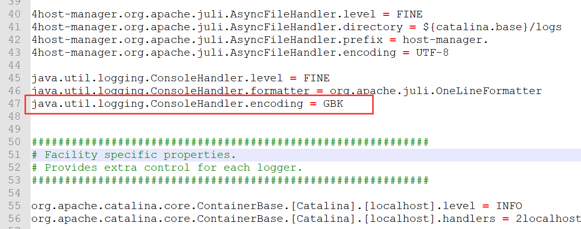 Windows 下 Tomcat 控制台中文乱码解决