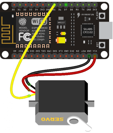ESP8266 NodeMCU 控制 SG90舵机