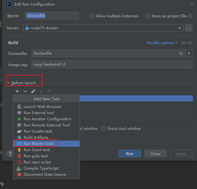 Docker Compose 部署若依前后端分离版