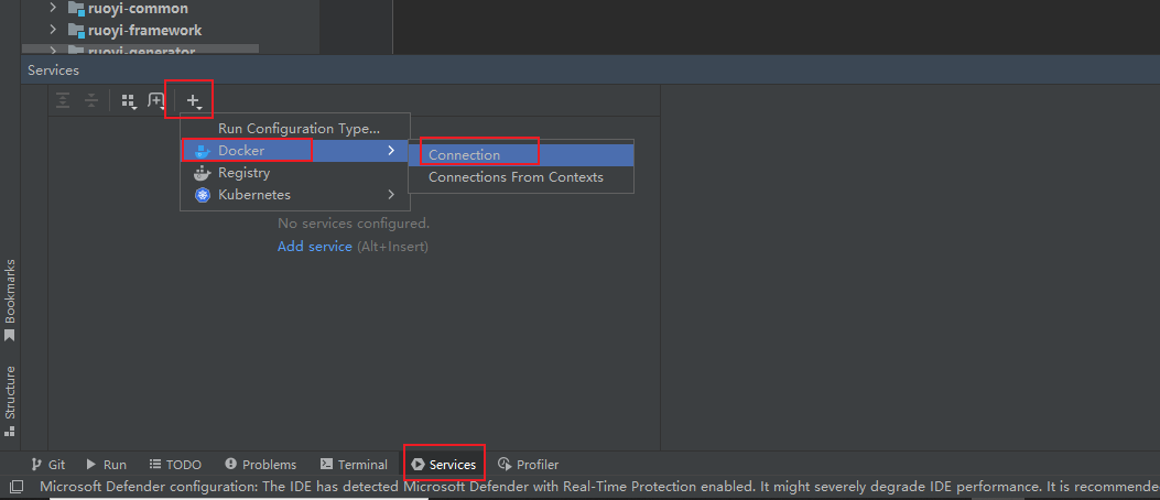 Docker Compose 部署若依前后端分离版